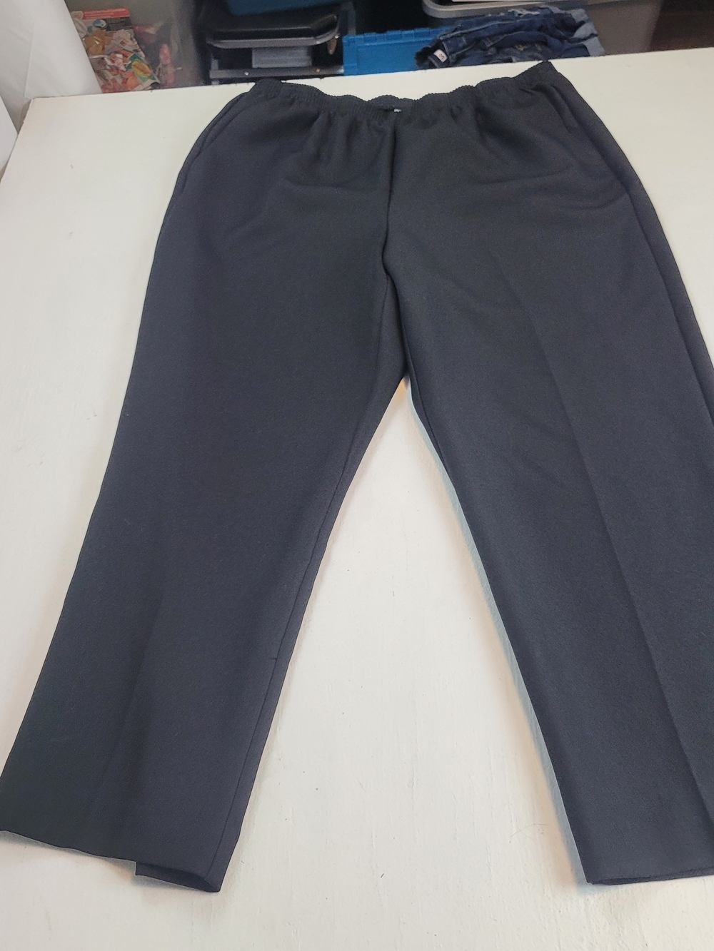 Alfred Dunner Women's Straight-Leg Pants in Black